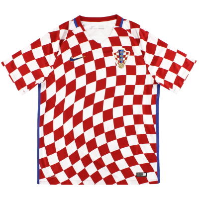2016-18 Croatie Nike Maillot Domicile *Comme Neuf* M