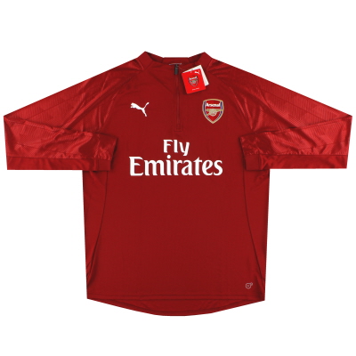 2017-18 Arsenal Puma 1/4 Zip Training Top *con etichette* XL