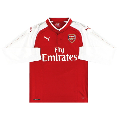 2017-18 Arsenal Puma Home Shirt *As New* L/S M 
