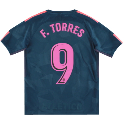 2017-18 Atletico Madrid Nike Ausweichtrikot F. Torres #9 XL.Jungen