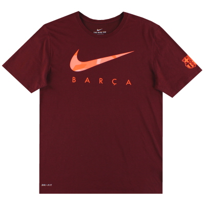 2017-18 Barcelona Nike Leisure T-Shirt L