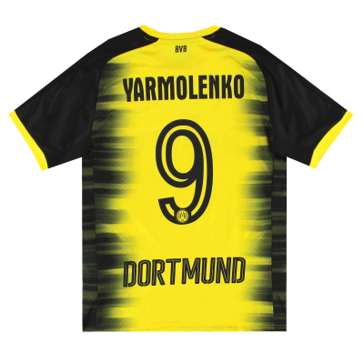 2017-18 Borussia Dortmund Puma CL Home Shirt Yarmolenko #9 S