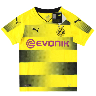Maillot Domicile Puma Borussia Dortmund 2017-18 *avec étiquettes* M.Boys