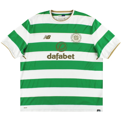 2017-18 Celtic New Balance Home Shirt XXL 