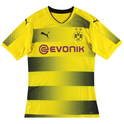 2017-18 Dortmund Puma Authentic Home Shirt *Seperti Baru* L