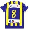 2017-18 Camiseta de local número 8 del jugador Gostaresh Foulad * Como nueva * M