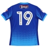2017-18 Grimsby Errea Player Issue Away Shirt #19 L