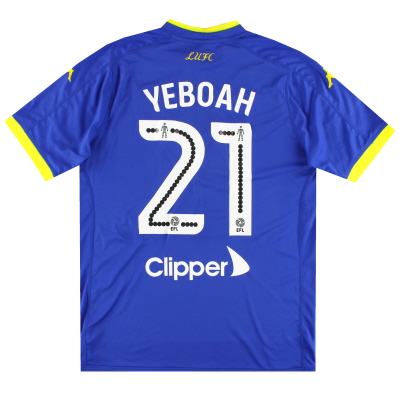 Camiseta de la tercera equipación Leeds Kappa 2017-18 Yeboah #21 L
