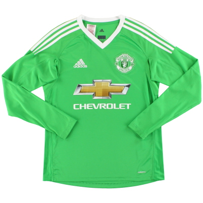 2017-18 Manchester United Goalkeeper Shirt *Mint* L.Boys 