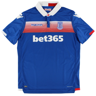 2017-18 Stoke City Macron Auswärtstrikot XL