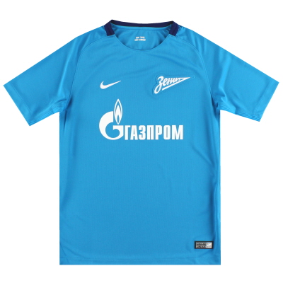 2017-18 Zenit Saint-Pétersbourg Nike Maillot Domicile *BNIB* M.Boys