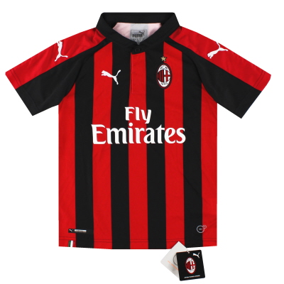 Camiseta de local Puma AC Milan 2018-19 *con etiquetas* M.Boys