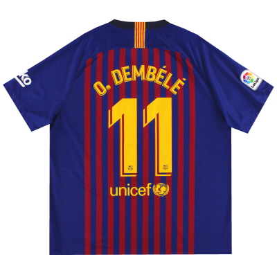 2018-19 Barcelona Nike Home Shirt O.Dembele #11 *Mint* XXL 
