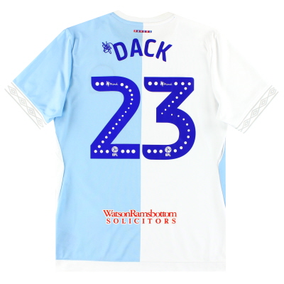 Camiseta de local del Blackburn Umbro 2018-19 Dack #23 *Mint* M