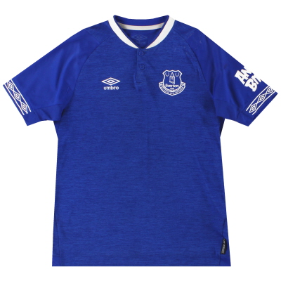 2018-19 Everton Umbro 홈 셔츠 XL.남아용