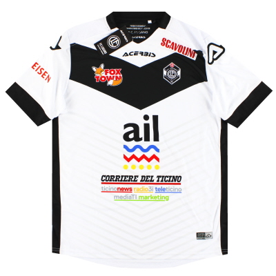 Camiseta de visitante del FC Lugano Acerbis 2018-19 * con etiquetas * M