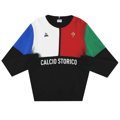 2018-19 Fiorentina Le Coq Sportif Crew Sweatshirt *Mint* M 