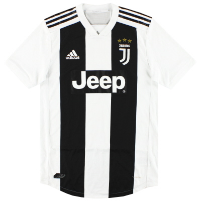 2018-19 Juventus adidas Authentic Home Shirt M