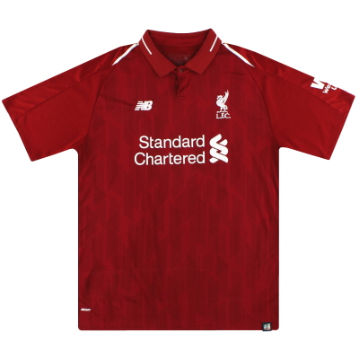2018-19 Liverpool New Balance Home Shirt M 
