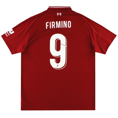 2018-19 Liverpool New Balance Home Shirt Firmino #9 *w/tags*