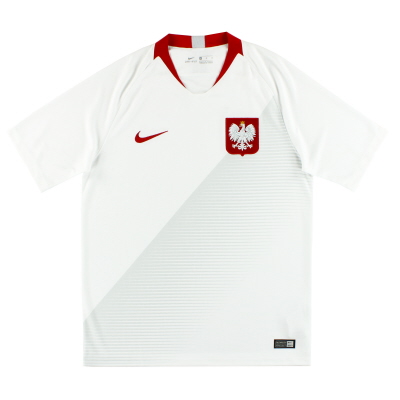 2018-19 Pologne Nike Maillot Domicile *Comme Neuf* L