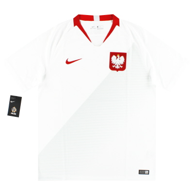 Kaos Kandang Nike Polandia 2018-19 *dengan tag* L