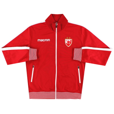 2018-19 Red Star Belgrade Macron Track Jacket L