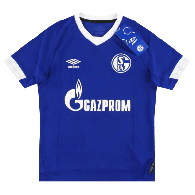 Maillot Domicile Schalke Umbro 2018-19 * avec étiquettes * M.Boys