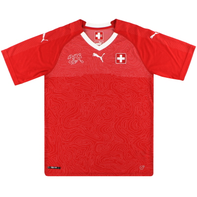 2018-19 Svizzera Puma Home Shirt S