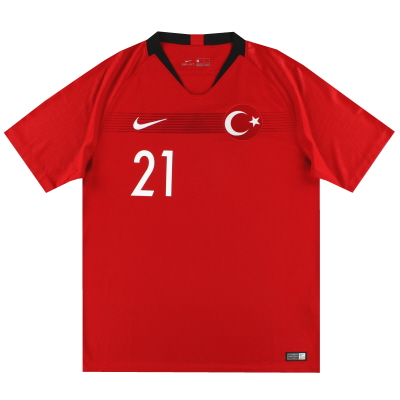 2018-19 Turkije Nike Thuisshirt #21 *Als nieuw* L