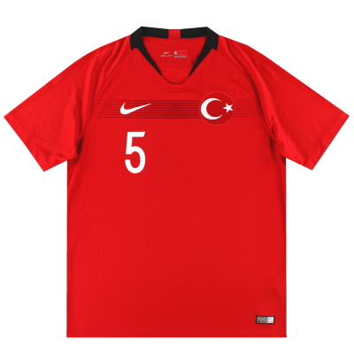 2018-19 Turkey Nike Home Shirt #5 *As New* L