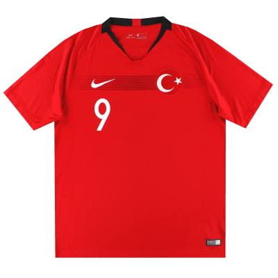 2018-19 Turkey Nike Home Shirt #9 *As New* L