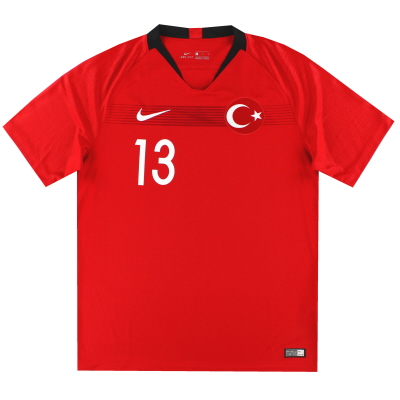 2018-19 Turkey Nike Home Shirt #13 *As New* L