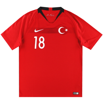 2018-19 Turkey Nike Home Shirt #18 *As New* L