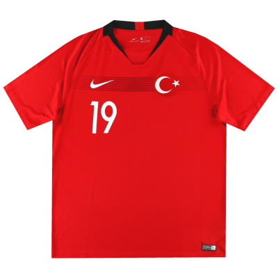 2018-19 Turkey Nike Home Shirt #19 *As New* L