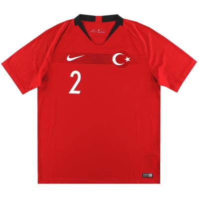 2018-19 Turkije Nike Thuisshirt #2 *Als nieuw* L