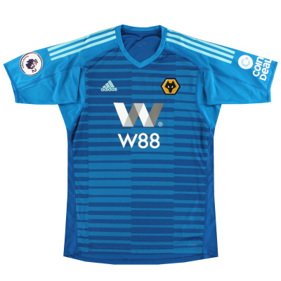 2018-19 Wolves U23s adidas Match Issue Goalkeeper Shirt #13 L