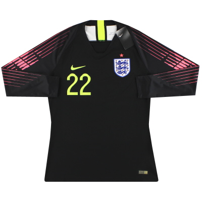Maglia da portiere Nike Player Issue 2018-20 dell'Inghilterra n. 22 *con etichetta* L