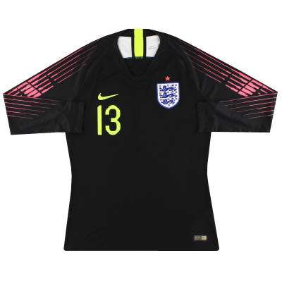 2018-20 England Nike Player Issue Goalkeeper Shirt #13 *As New* L