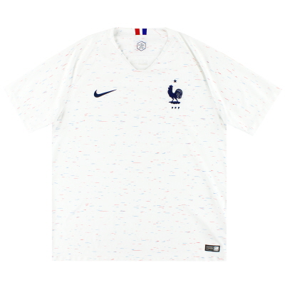 2018 Frankrijk Nike Uitshirt S