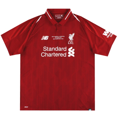 2018 Liverpool New Balance 'CL Final' Home Shirt XL