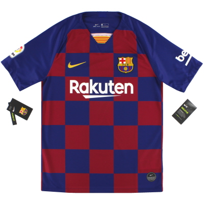 Camiseta de la 2019a equipación del Barcelona 20-XNUMX-XNUMX * con etiquetas * S