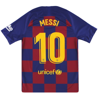2019-20 Barcelona Nike Home Shirt Messi #10 *Mint* M 