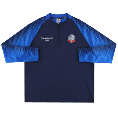 2019-20 Bolton Established 1877 Camiseta de entrenamiento con cremallera de 1/4 XXL