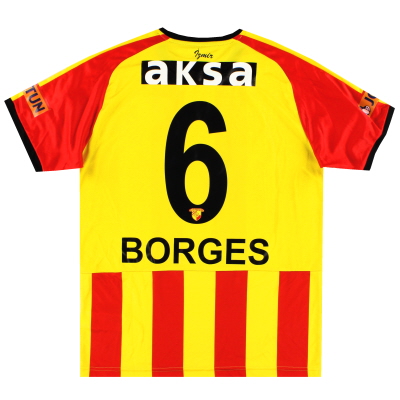 2019-20 Goztepe Puma Player Issue Home Shirt Borges #6 *As New* M