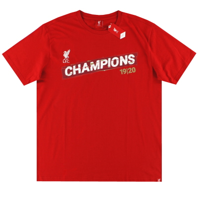 Kaos Grafis Liverpool Champions 2019-20 *dengan tag* XL