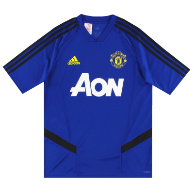 2019-20 Manchester United adidas Training Shirt *Mint* XL.Boys