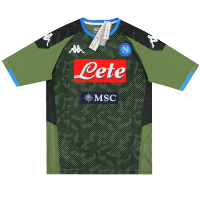 Camiseta básica de visitante Napoli Kappa 2019-20 * con etiquetas * M