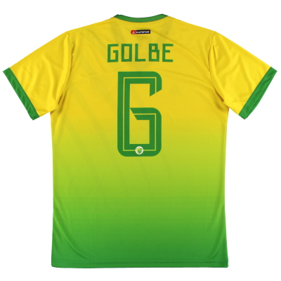 2019-20 Plateau United Kapspor Player Issue Maillot Domicile Golbe # 6 * w / tags * L