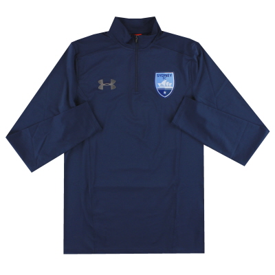 2019-20 Sydney FC Under Armour 1/4 Zip Top *Seperti Baru* M